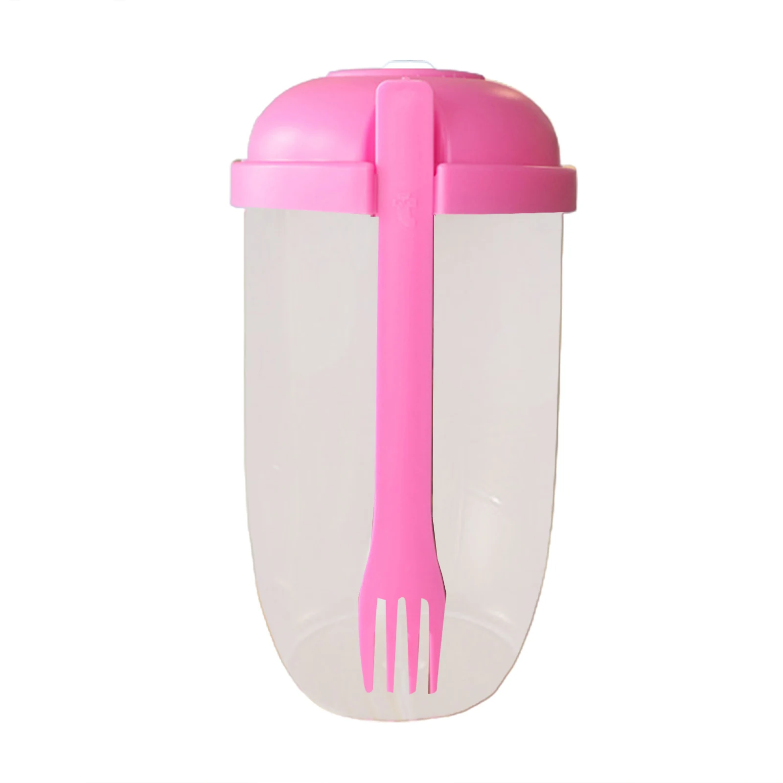 BPA Free Salad Shaker Bottle with Fork and Dressing Cup Enjoy Fresh and Healthy Salads Anywhere (79 characters)