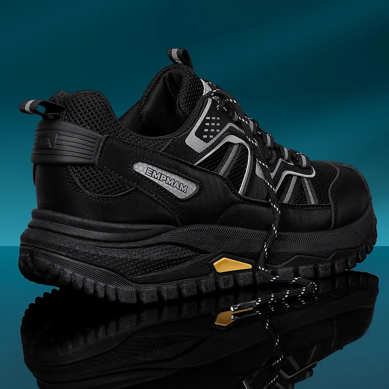 

Men‘s Breathable Mesh Hiking Shoes Outdoor Lightweight Sneakers Non-slip City Trekking Shoes Wading Casual Shoes Walking Sneaker