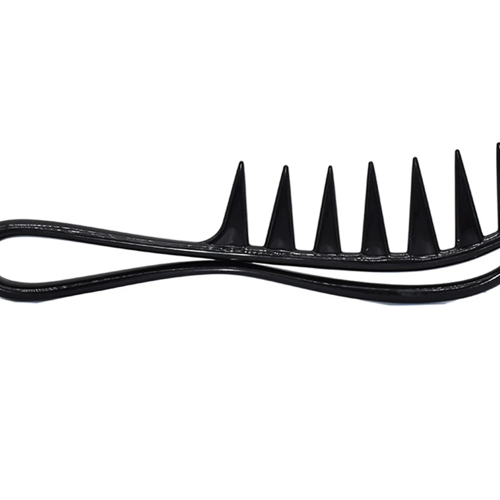 

5 Pcs Three-dimensional Fish Tooth Comb Man Wide Salon Styling Combs for Hair Stylist