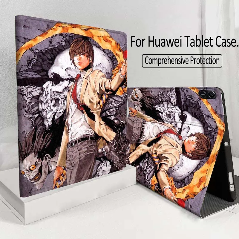 Manga D-Deaths N-Notes For Huawei MatePad M5 T5 SE 11 Pro Honor Tab 5 V7 V8 X9 GT 10.1 10.8 Inch Tablet Case