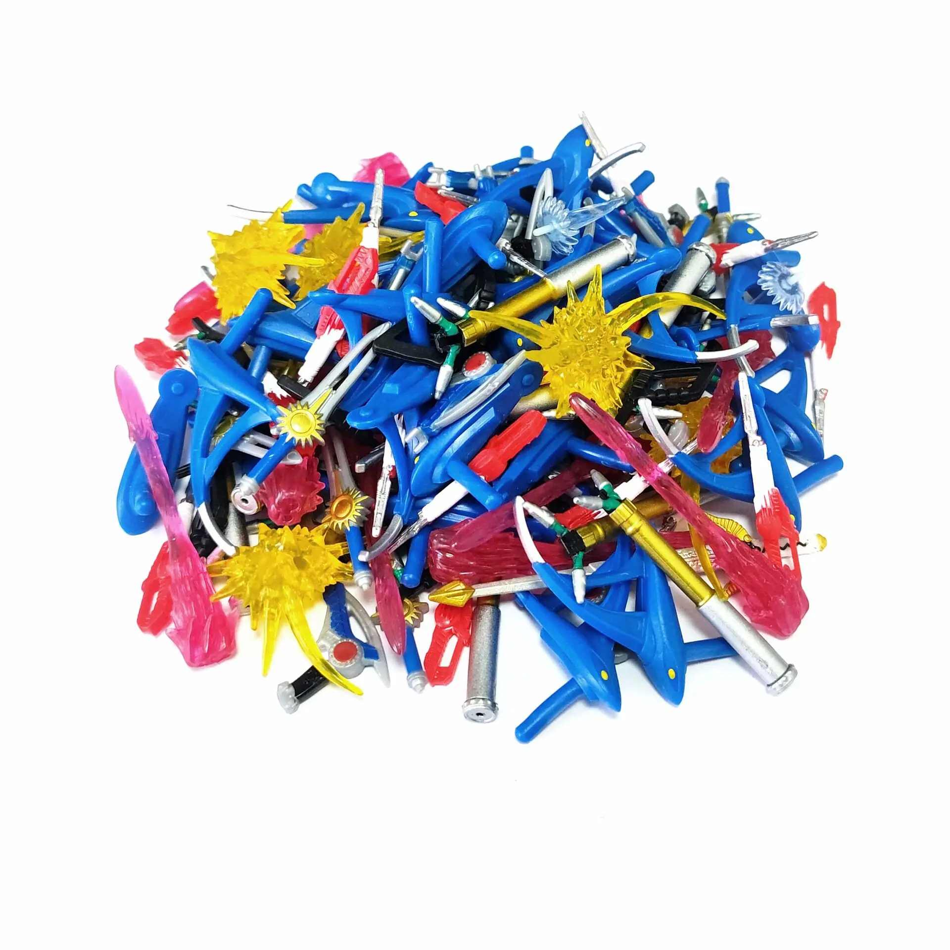 مجموعة من عشوائية قوة رينجرز السيف بندقية سلاح مسدس انفجار تأثير دعوى ل 6 "مقياس عمل الشكل تمثال دمية