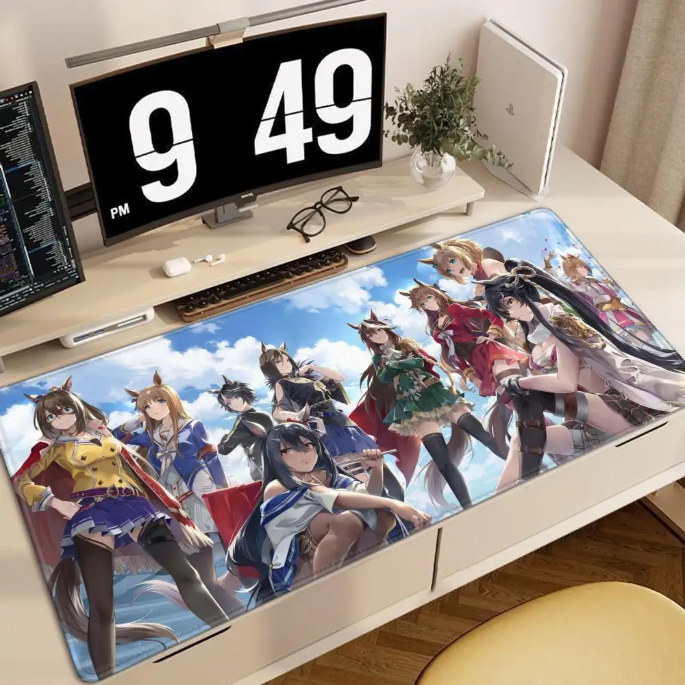 1PC Umamusume Pretty Derby Game Mouse Mat Desk Mat With Pad Gaming Accessories Prime Gaming XXL Keyboard Pad Padding Mat