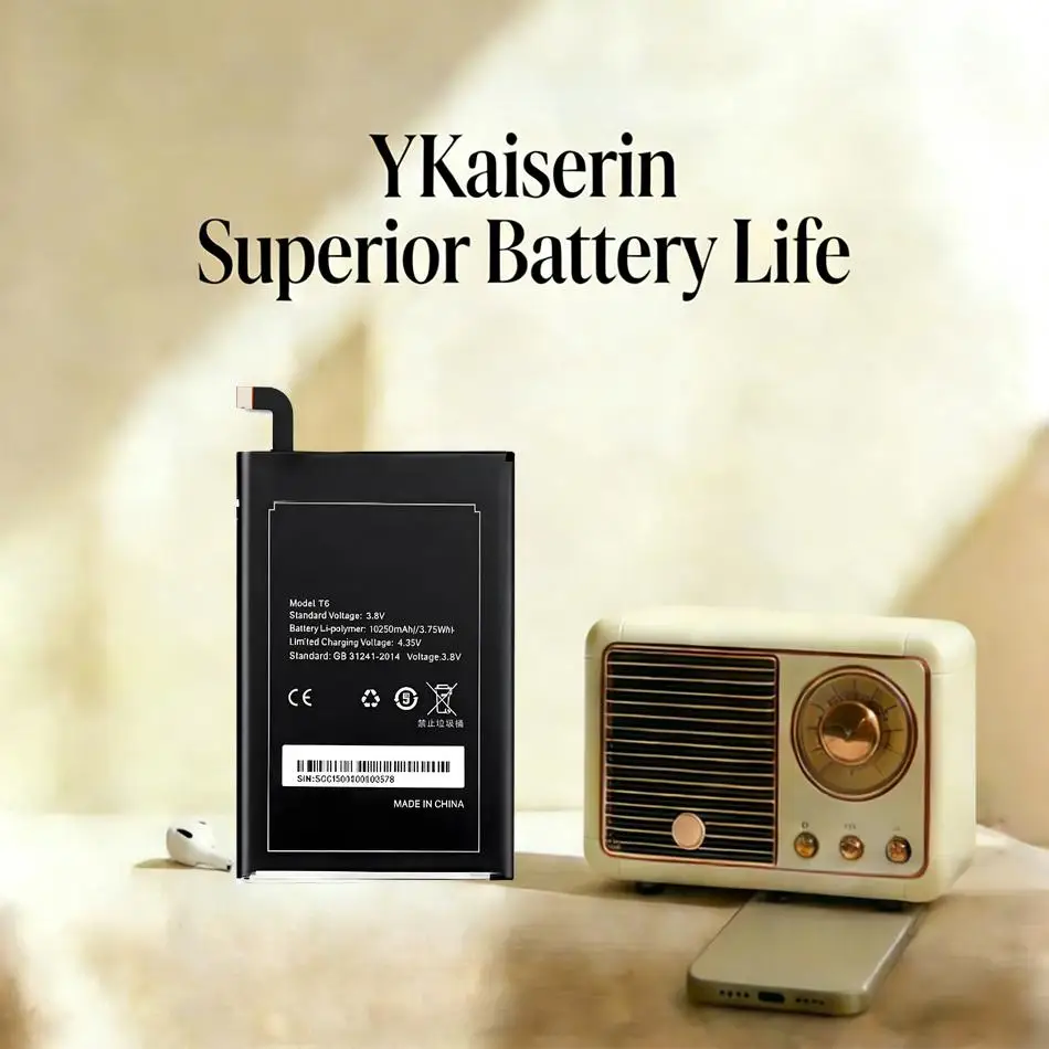 

Аккумулятор для мобильного телефона Homtom HT6, Oukitel K6000 Pro, Ulefone Power, Doogee T6, высокопроизводительный, 6250 мАч, долговечный