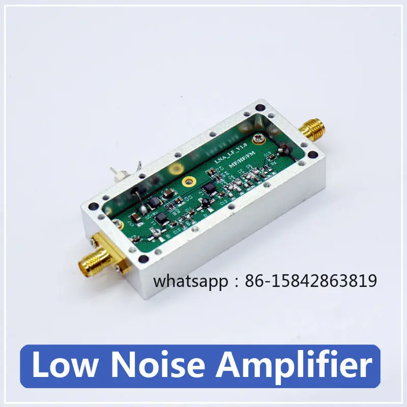 High Performance Wide Band LNA Low Noise, Signal Amplifier, Multi-Band, Medium Wave Shortwave FM