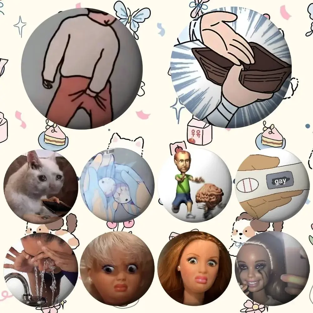 Some Popular Funny Emoticons Cartoon Badges Brooch Anime Lapel Pins Accessories Gifts For Pins Brooch Badge Backpack Clothes