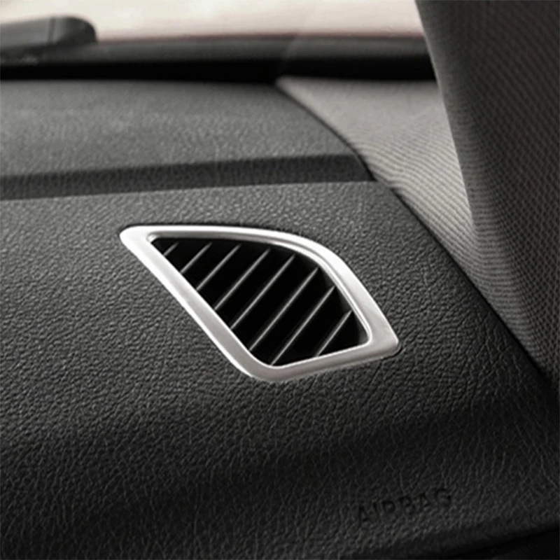 Car styling Dashboard Air Conditioning Vent Outlet Rings frame decorative Cover Sticker trim For BMW 1 2 Series F20 F21 F22 F23