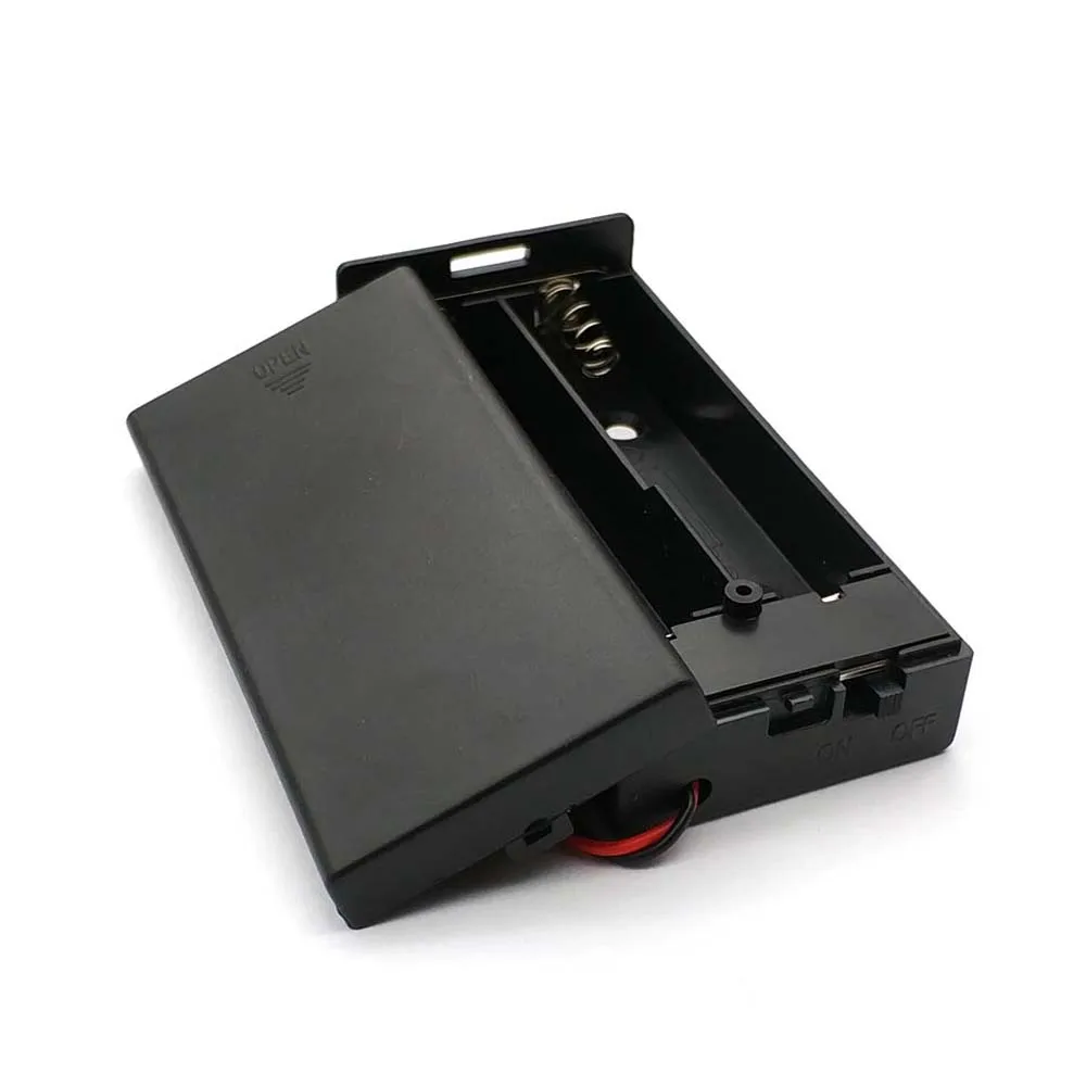 Hard Pin ON/OFF Switch Storage Box for 18650 Battery Power Bank Cases Battery Box Battery Storage Boxes 2 Slots Battery Holder