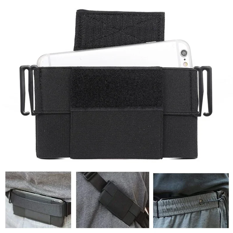 Invisible Wallet Waist Bag Belt Pouch Portable Pouch Card Storage Bag for Men Women Passport Holder Organizers Hunting Outdoor
