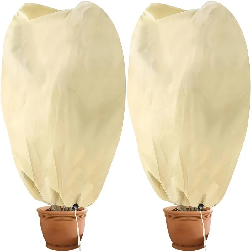 Potted plant frost proof plant cover: Winter Garden wool bag, suitable for small plants, PP material