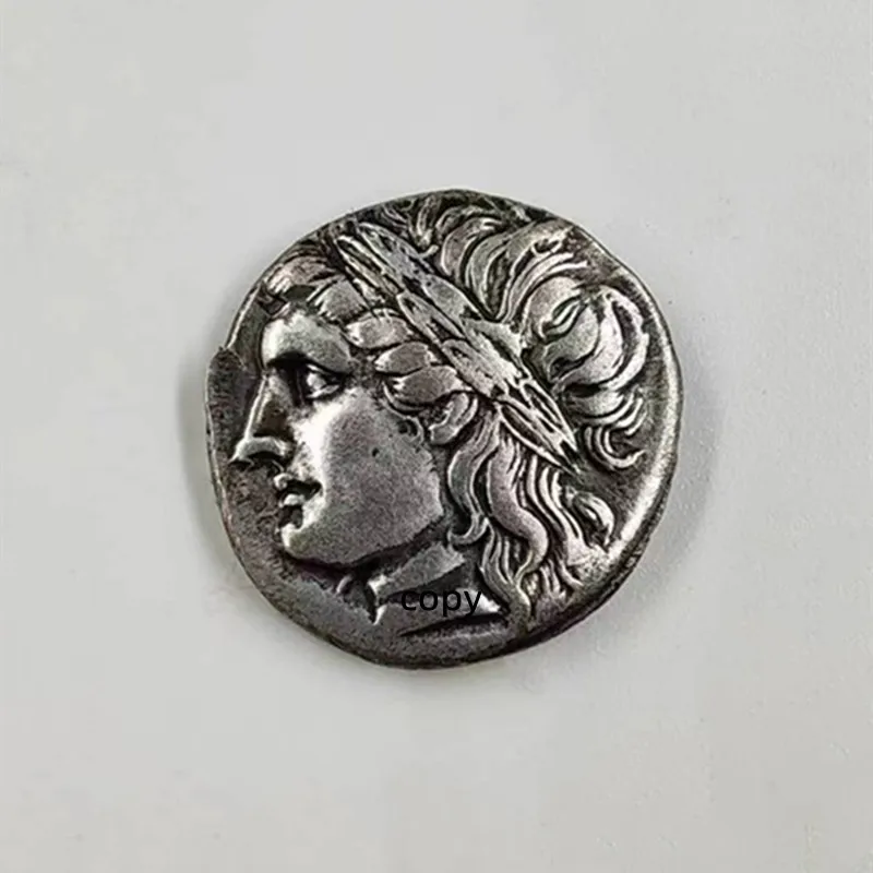 Ancient Roman Coins Copies Greek Goddess Decoration Commemorative World Wonders Medal Piece  Badge Collectible Gift