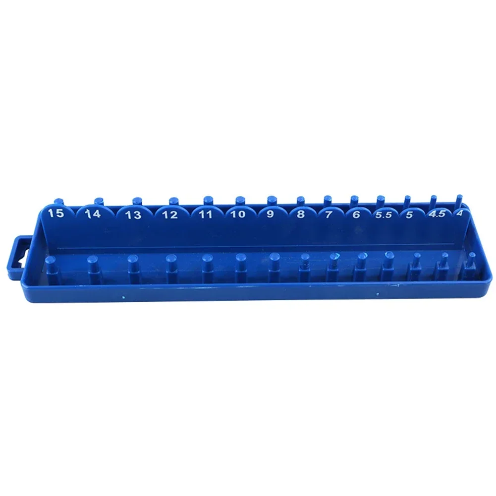 Collection Arrange Household Daily Necessities Tray Rack Socket Holder Blue High Quality 1/4 Metric 18.8x6x1.7cm