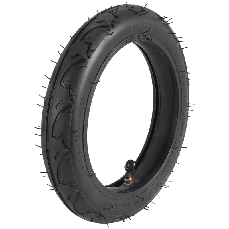 8 Inch Tyre 8X1 1/4 Scooter Tire & Inner Tube Set Bent Valve Suits Bike Electric / Gas Scooter Tyre