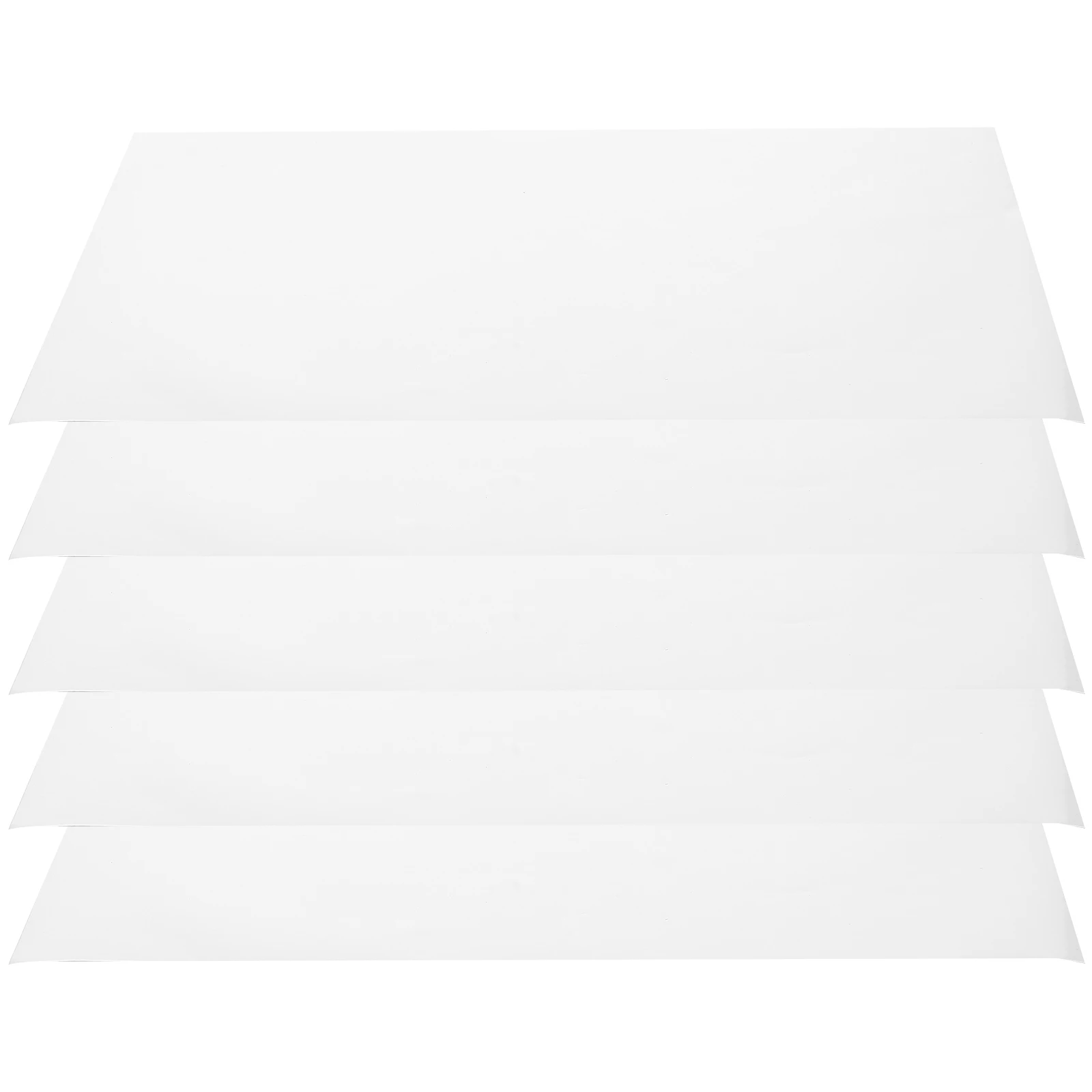 

5pcs Magnetic Printing Paper Thick Poster Board Sticker Note Pads Construction Papers Refrigerator Blank Sticker Photo Paper