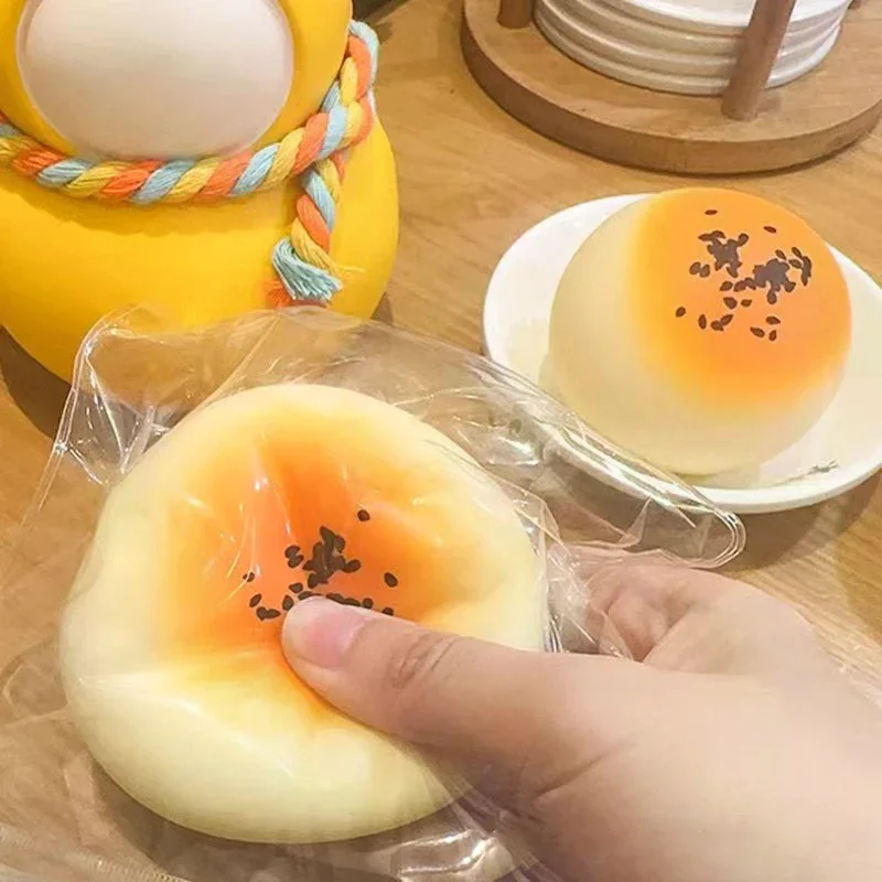 

Simulation Steamed Bun Slow Rebound Decompression Vent Toy Anxiety Party Toy Soft Favor Reduce Slow Rising Toy