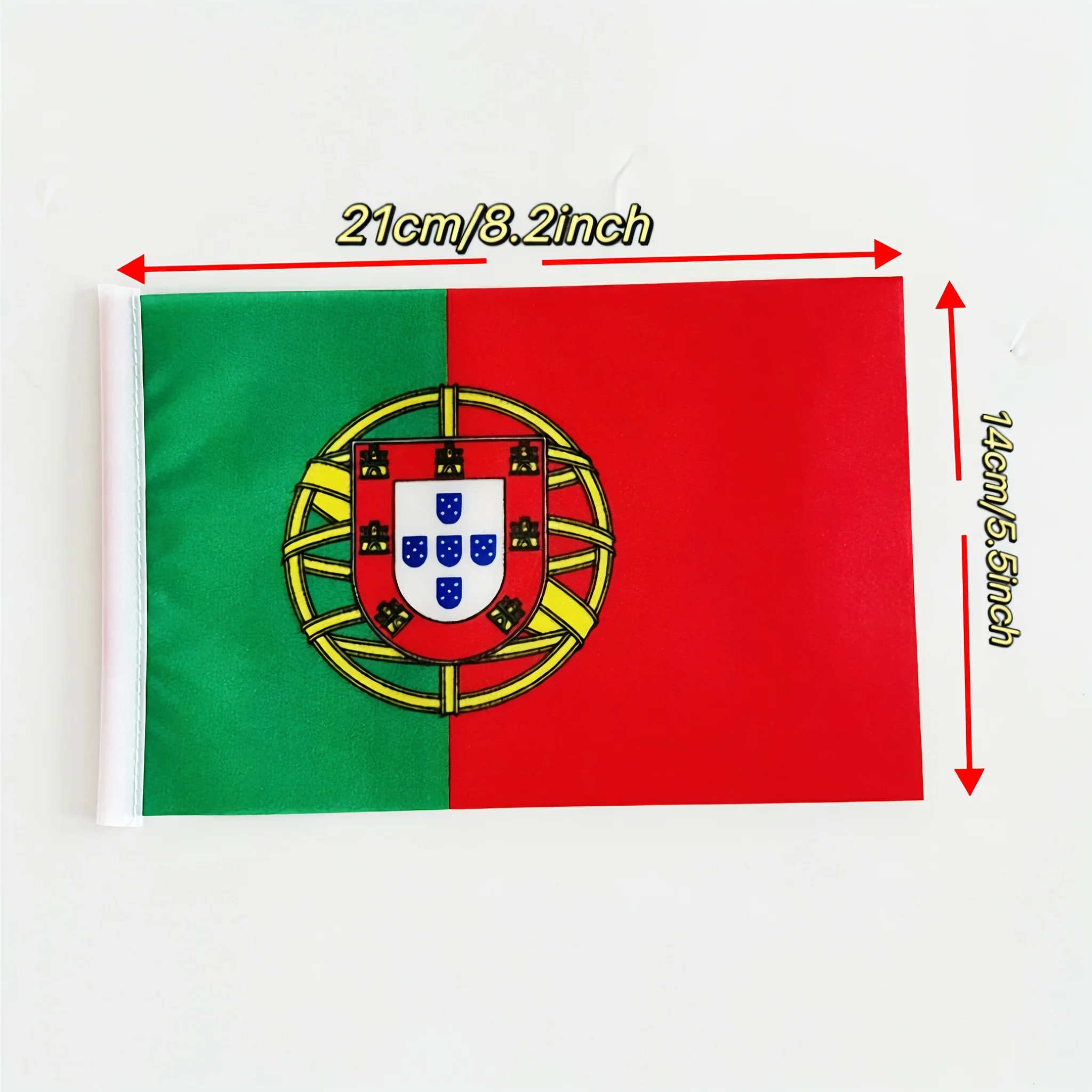 1 Set/20pcs Portuguese Pennant, 14x21cm Pennant, Ideal for New Year, Carnival, Parties, Festival Decoration Flag Banner