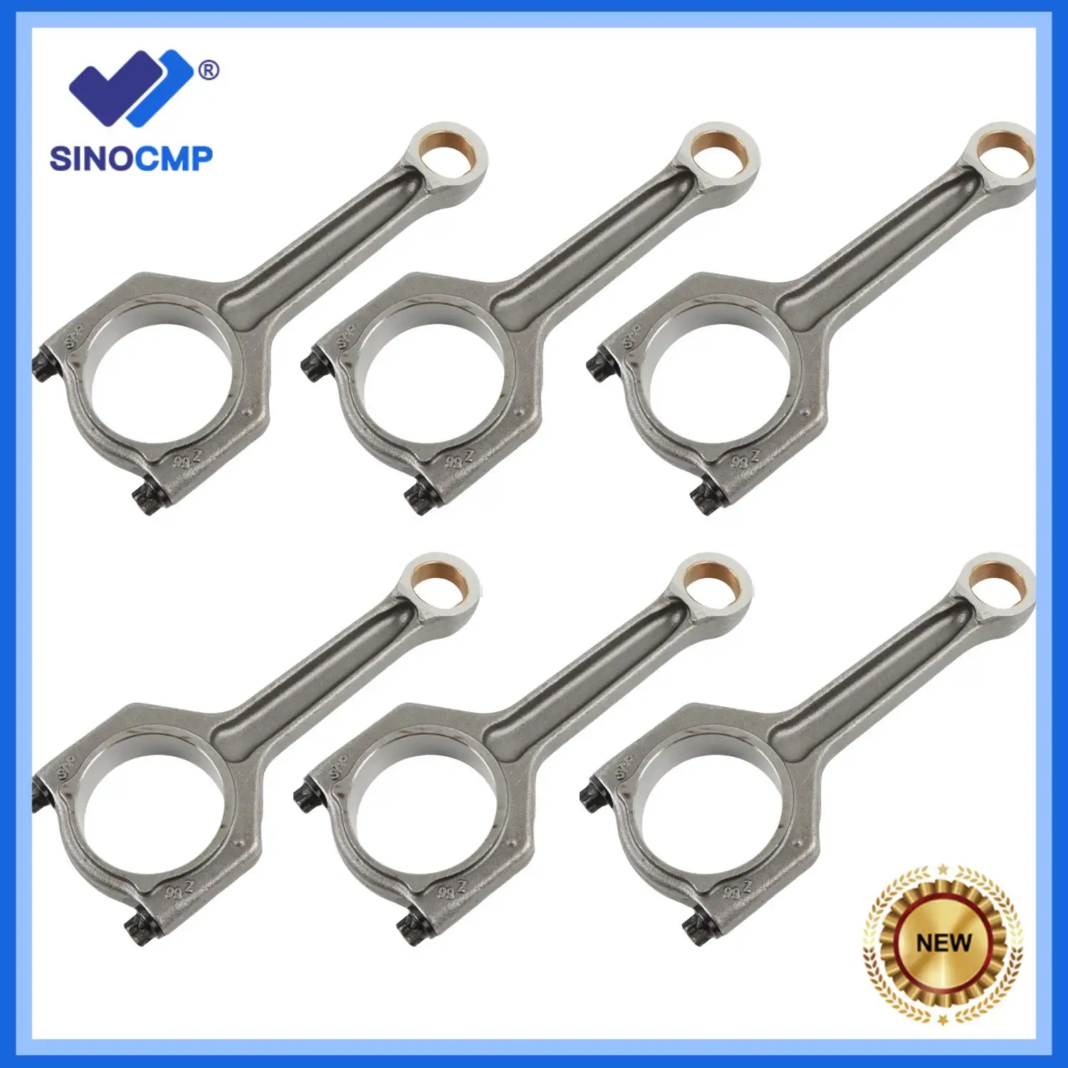 

6pcs N55 Engine Connecting Rod For BMW E82 E84 E88 E90 E92 E93 F02 F06 F07 F10 F12 3.0L N55B30 N55B30A 11217580483 Parts