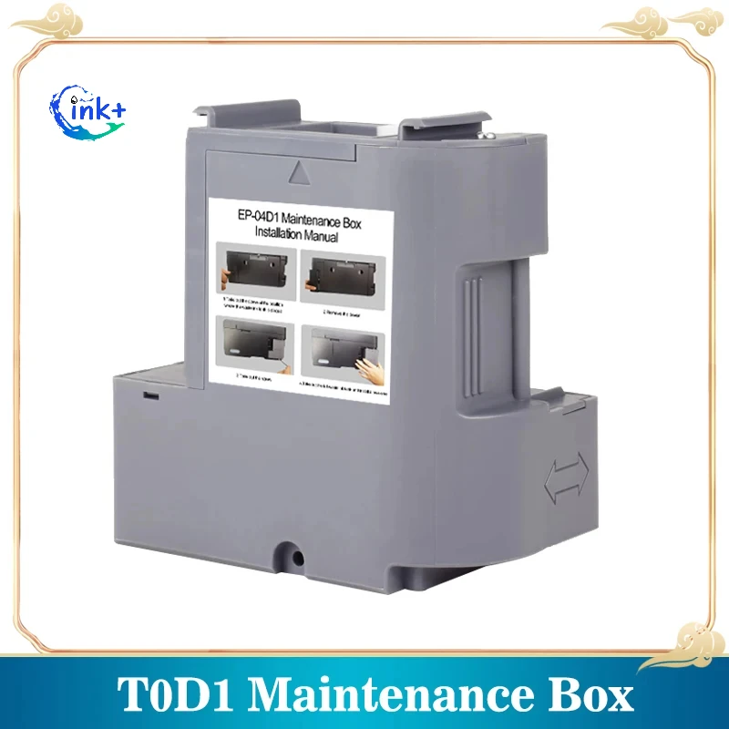 

T04D1 T04D100 C13T04D100 Maintenance Box Compatible for Epson L6160 L6161 L6170 L6171 L6178 L6190 L6191 L6198 Waste Ink Tank