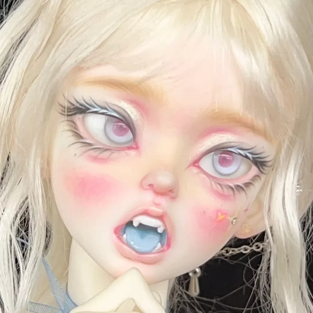 New bjd sd doll 1/4 girl's beautiful expression face cute Hakimi Migao quality resin toy birthday present  put on makeup