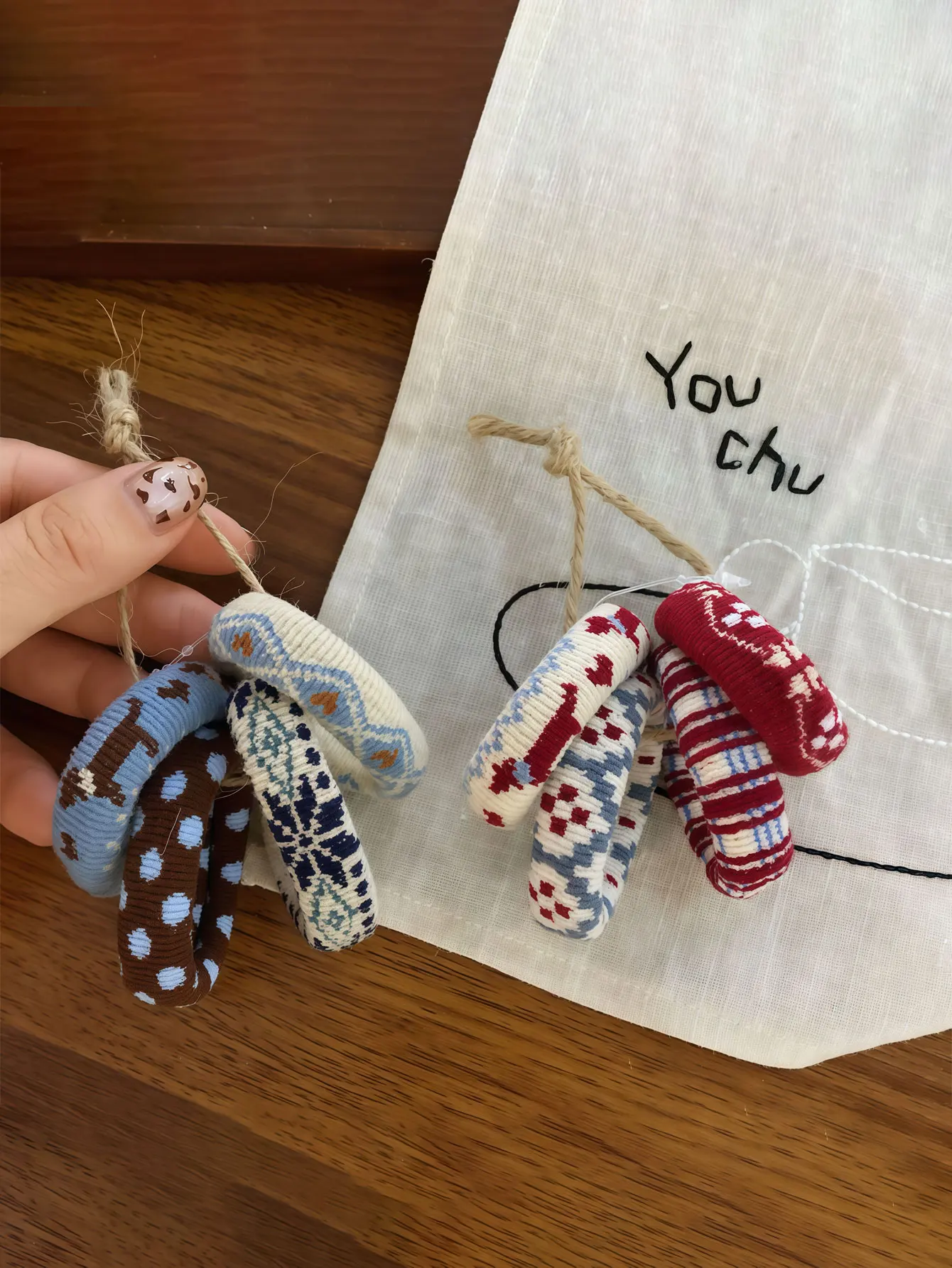4PCS  2026 Autumn/Winter New Style Towel Ring Hairpin, Sweet and Cute, High Elasticity Hair String