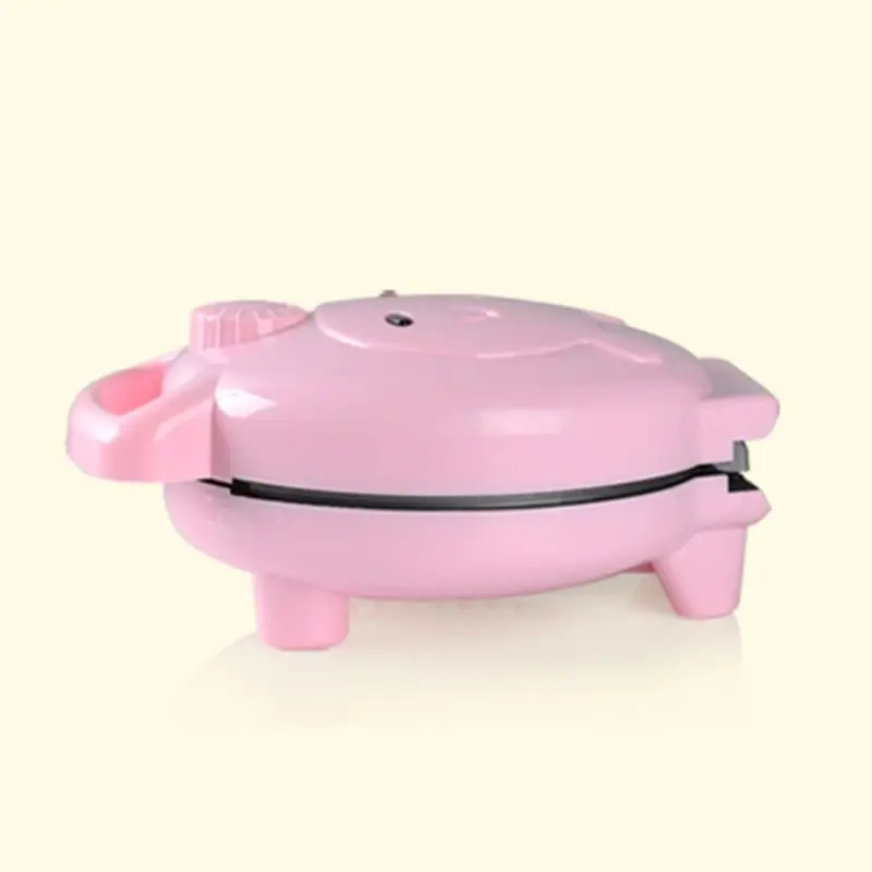 220V 전기 자동 케이크 기계 만화 와플 샌드위치 아침 식사 메이커 영국 Dropshipping