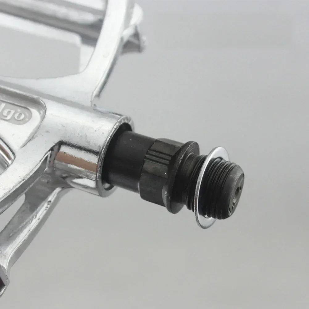 

10pcs Brand New Pedal Spacer Bicycle Parts Riding Silver Color Stainless Steel Tighten Pedals Bicycle Pedal Spacer