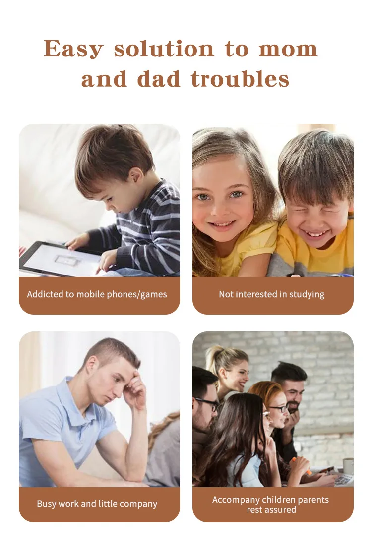 Little Scholar AI Slimme robot Spraakinteractieve verhaal- en muziekleermachine Slimme kinderrobot voor leren en onderwijs