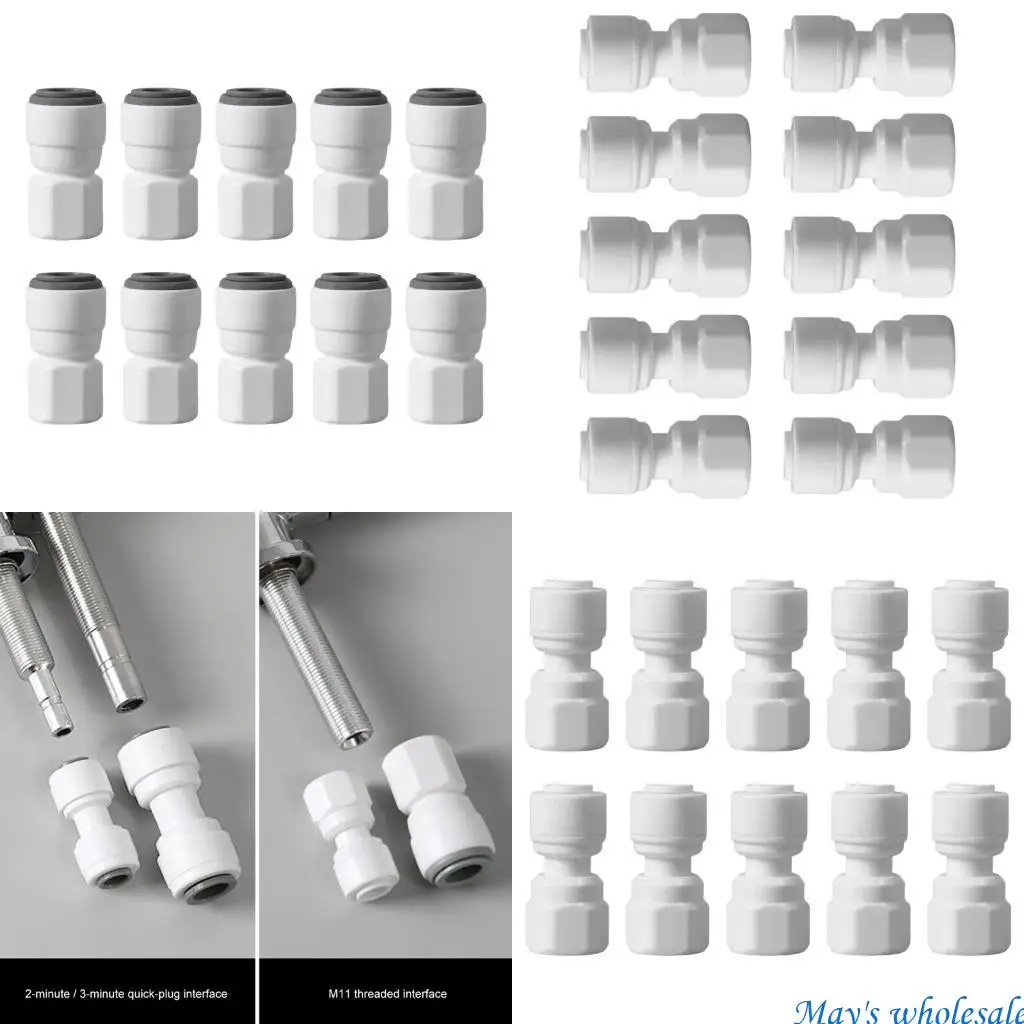10Pcs M11 Water Line Connectors Instants Installation Multiple Application 448A