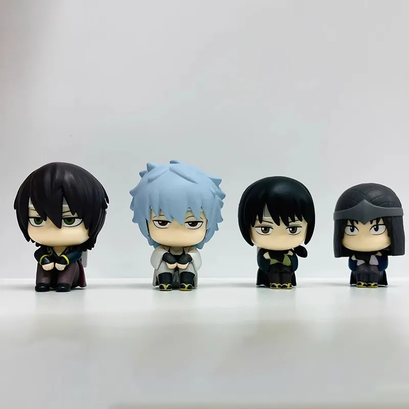 Bandai Original 4 Stücke Gashapon Σitutkuu Diego Diego Diego Diego Gintama Anime Figur Spielzeug Für Kinder Geschenk Sammeln Modell Ornamente