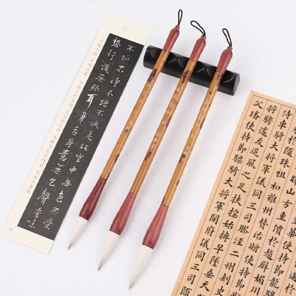 Traditional Chinese Calligraphy Brush Oil Watercolor Oil Painting Scriptures Writing Brush Goat's hair High-end Art Paint Brush