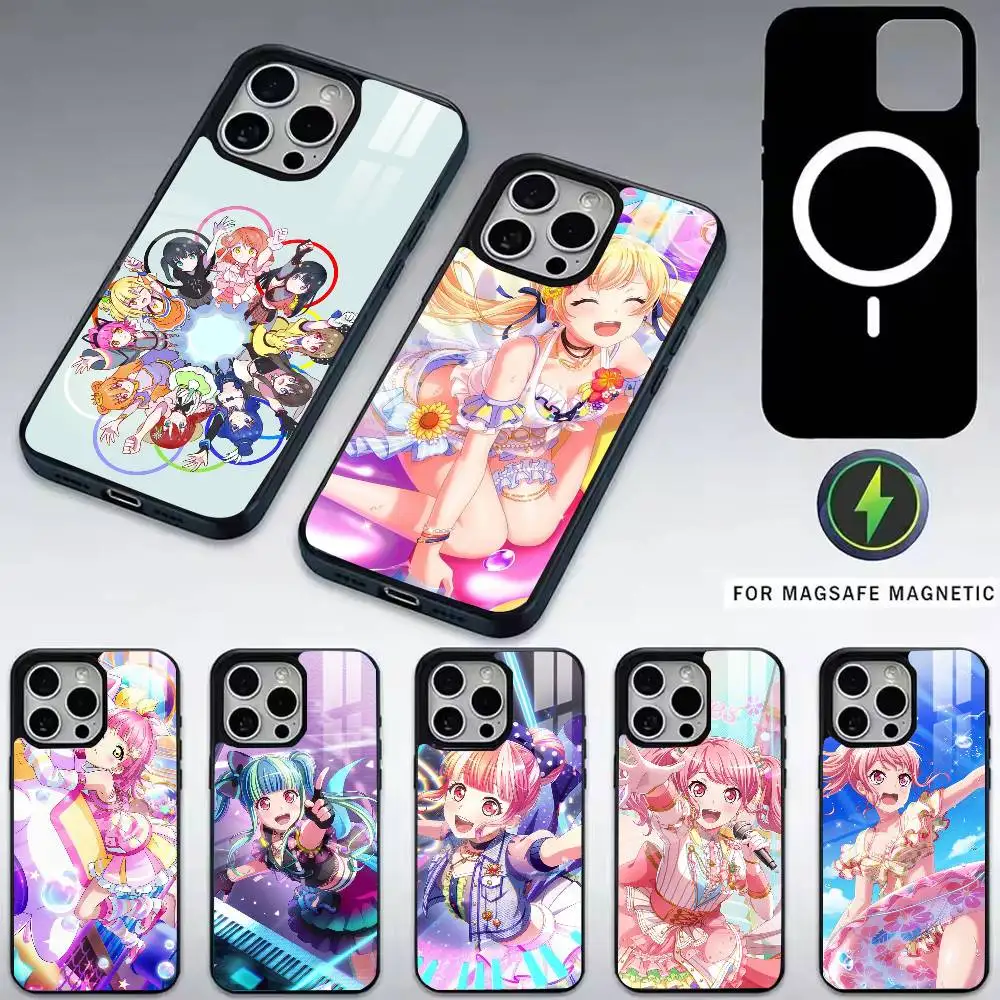

Anime Nijigasaki Phone Case For iPhone17,16,15,14,13,12,11 Plus,Pro Magnetic with Magsafe Wireless Charging