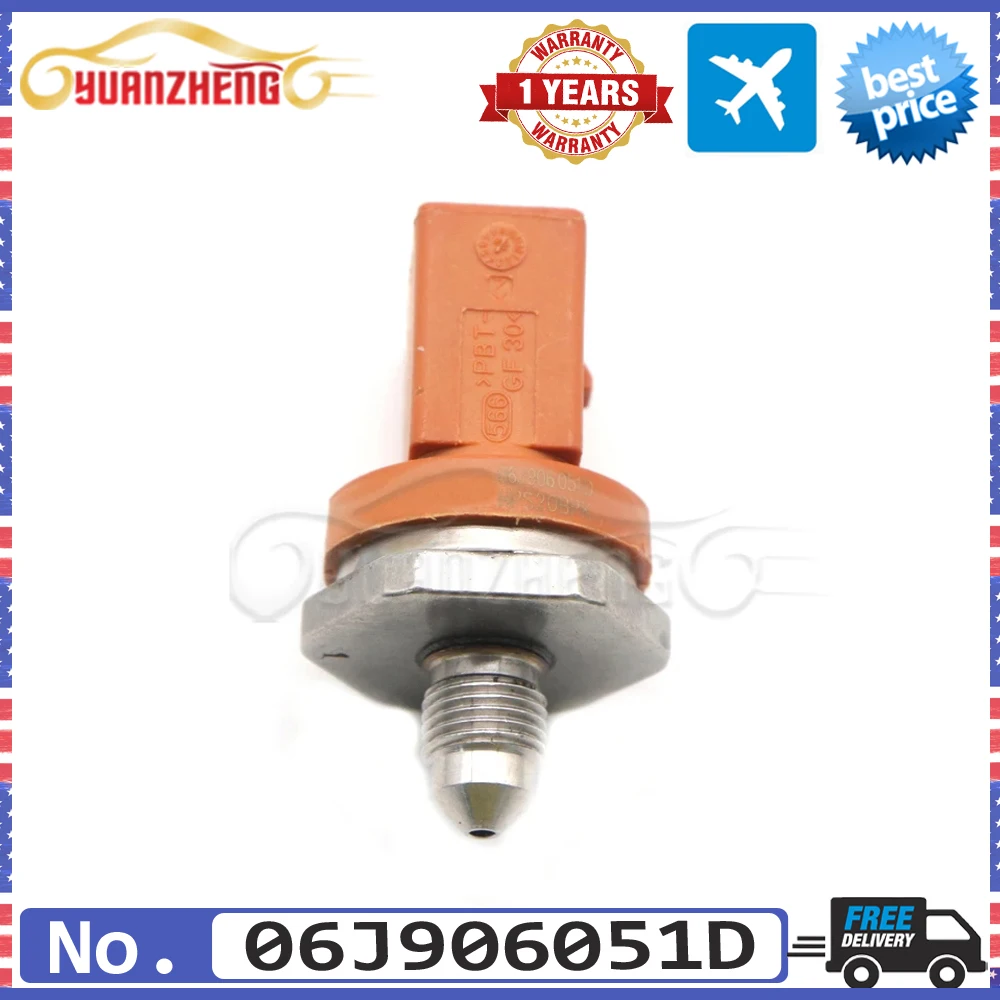 06J906051D New Pressure Sensor For Volkswagen Beetle CC Golf GTI Tiguan For Audi A3 A4 A5 A6 A8 Q3 Q5 Q8 R8 RS5 S6  S67 S8 TT