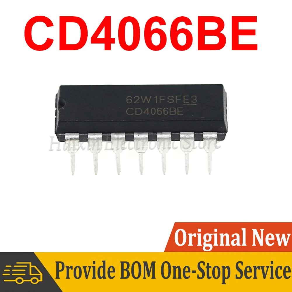 2PCS CD4066BE CD4066 4066BE 4066 DIP14 DIP IC Chipset New Original