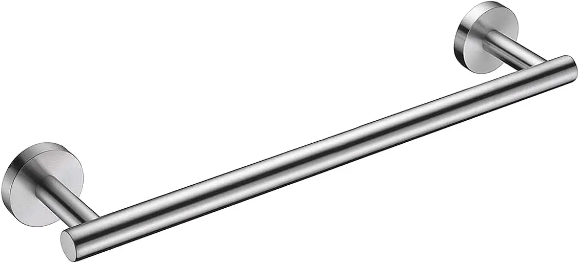 

Brushed Nickel Towel Bar, 16 Inch Wall Mounted Stainless Steel Bathroom Towel Holder for Kitchen and Toilet