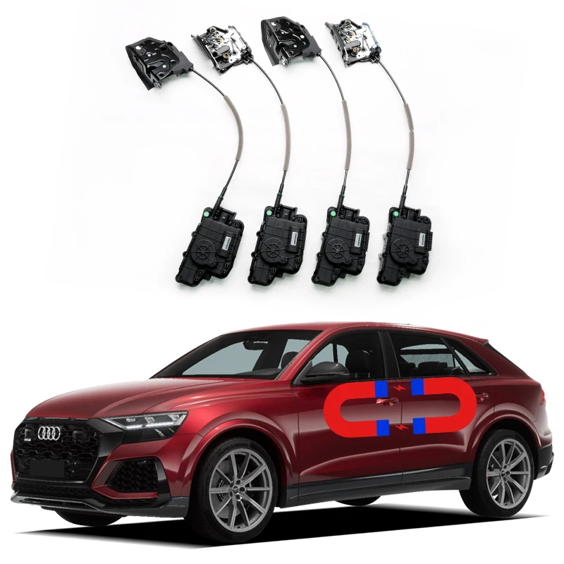 For Audi RS Q8 Electric suction door Automobile refitted automatic locks accessories door Soft Close auto Power tools