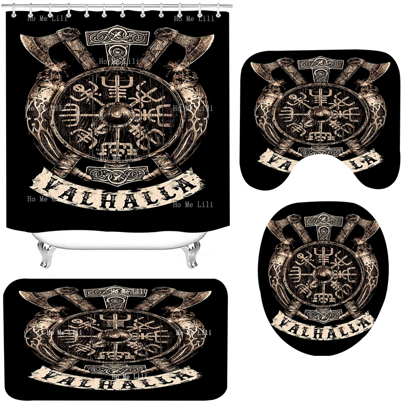 The Dominican Republic Shield Is The Official Coat Of Arms Of The Republic . And Viking Art Font Shower Curtain Sets With Rugs