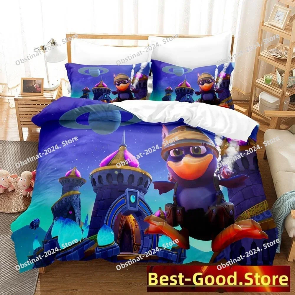 

2023 Spyro reignited trilogy Bedding Set Single Twin Full Queen King Size Bed Set Adult Kid Bedroom Duvetcover Sets Anime Gme
