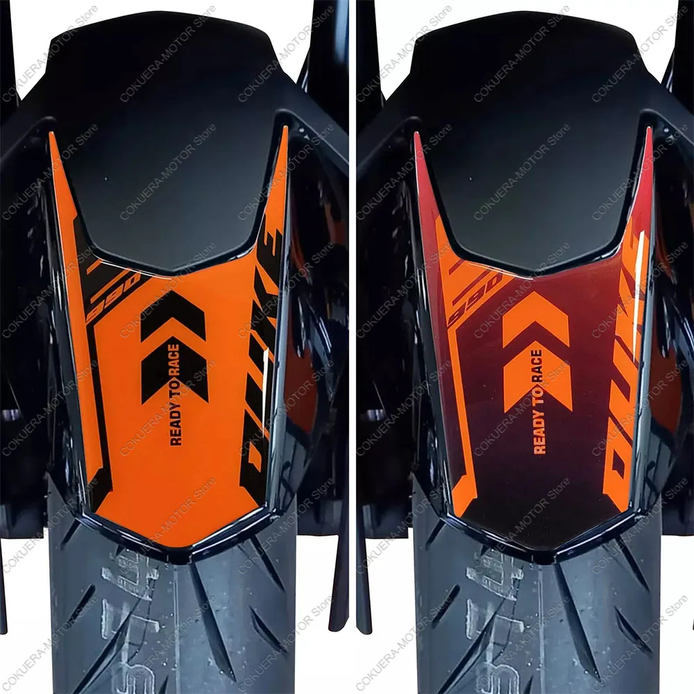 For 990 Duke 2024 2025 Motorcycle 3D Epoxy Resin Protective sticker Front mudguard stickers