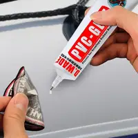 Pegamento adhesivo de PVC para reparación de barcos inflables, tubos de pegamento para reparación SUP, tabla de Paddle para bote inflable, pegamento para reparación de tubos de Kayak, 60ML