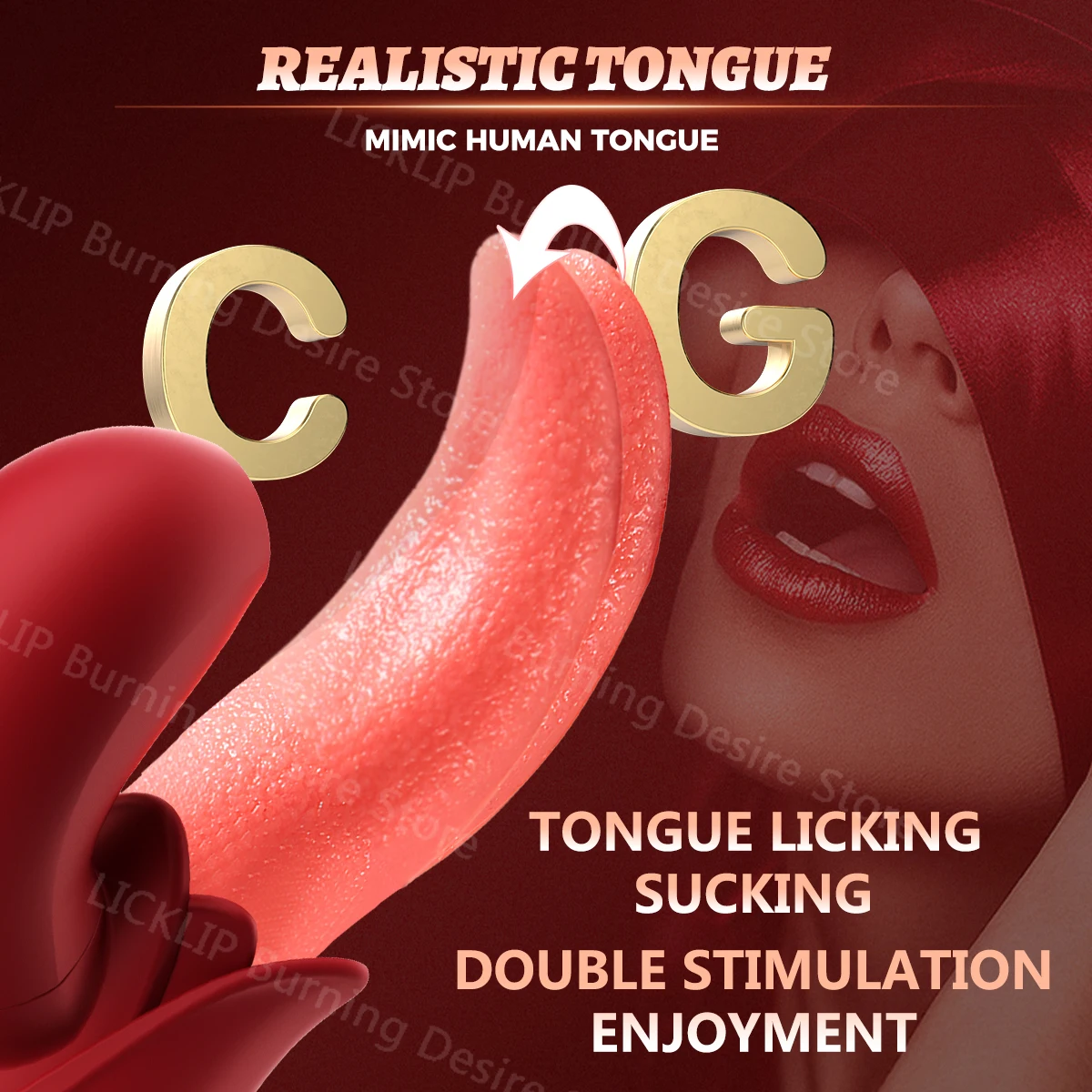 LICKLIP 3 In 1 Sucking Toys Tongue Licking Nipple Clitoris Sucking Stimulation Massager Female Masturbator Vibrating Sex Toys 18