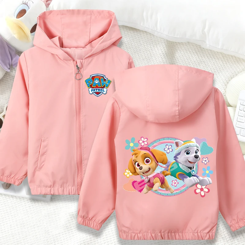 باو باترول الأطفال سترة واقية أنيمي تشيس سكاي مقنعين أبلى الكرتون سستة معاطف ربيع الخريف جاكيتات الاطفال الملابس هدية جديد