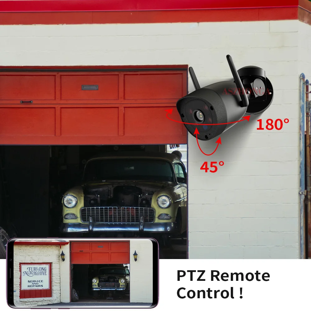 4G 무선 와이파이 PTZ 보안 IP 카메라, 4X 디지털 줌 CCTV, HD AI 인간 추적, 야외 감시 불릿 캠, CamHi 앱, 5MP