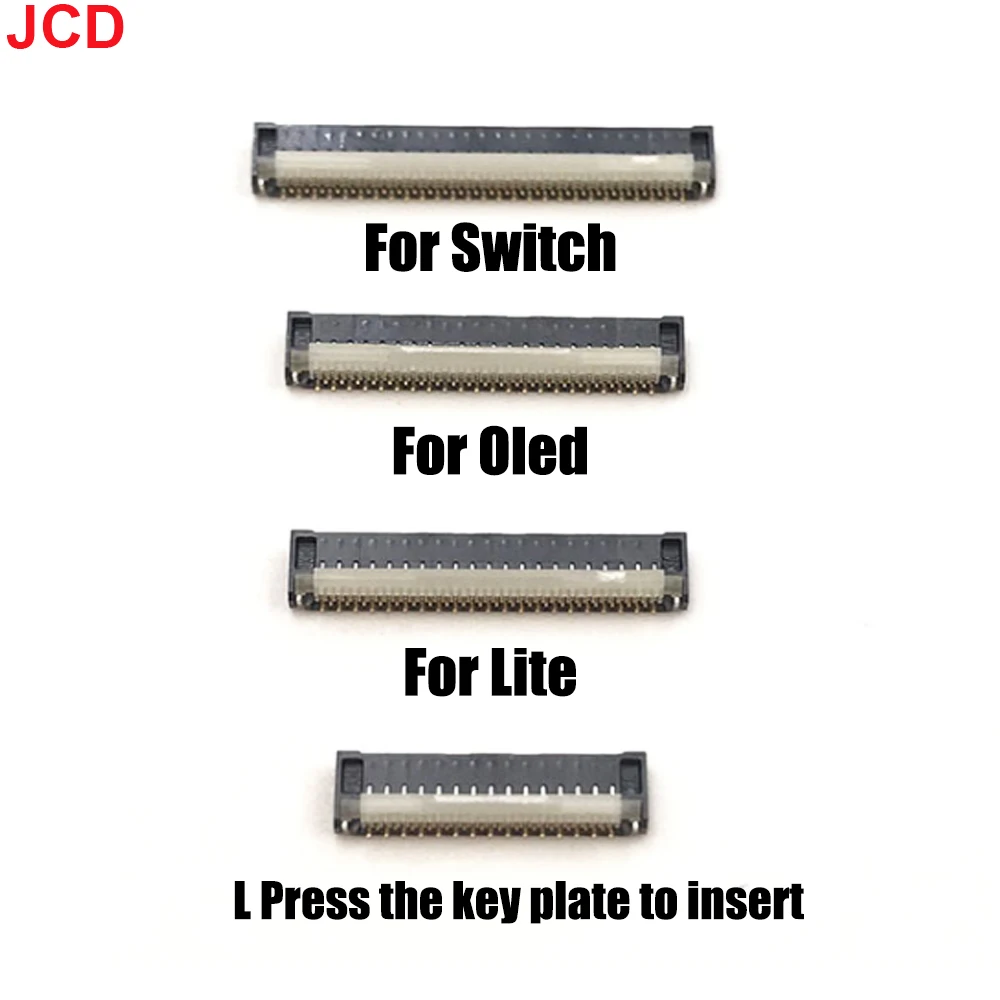 

JCD 1pcs For Swtich NS OLED Host Screen Socket For Swtich Lite New LCD Socket L Key Jack Screen Interface