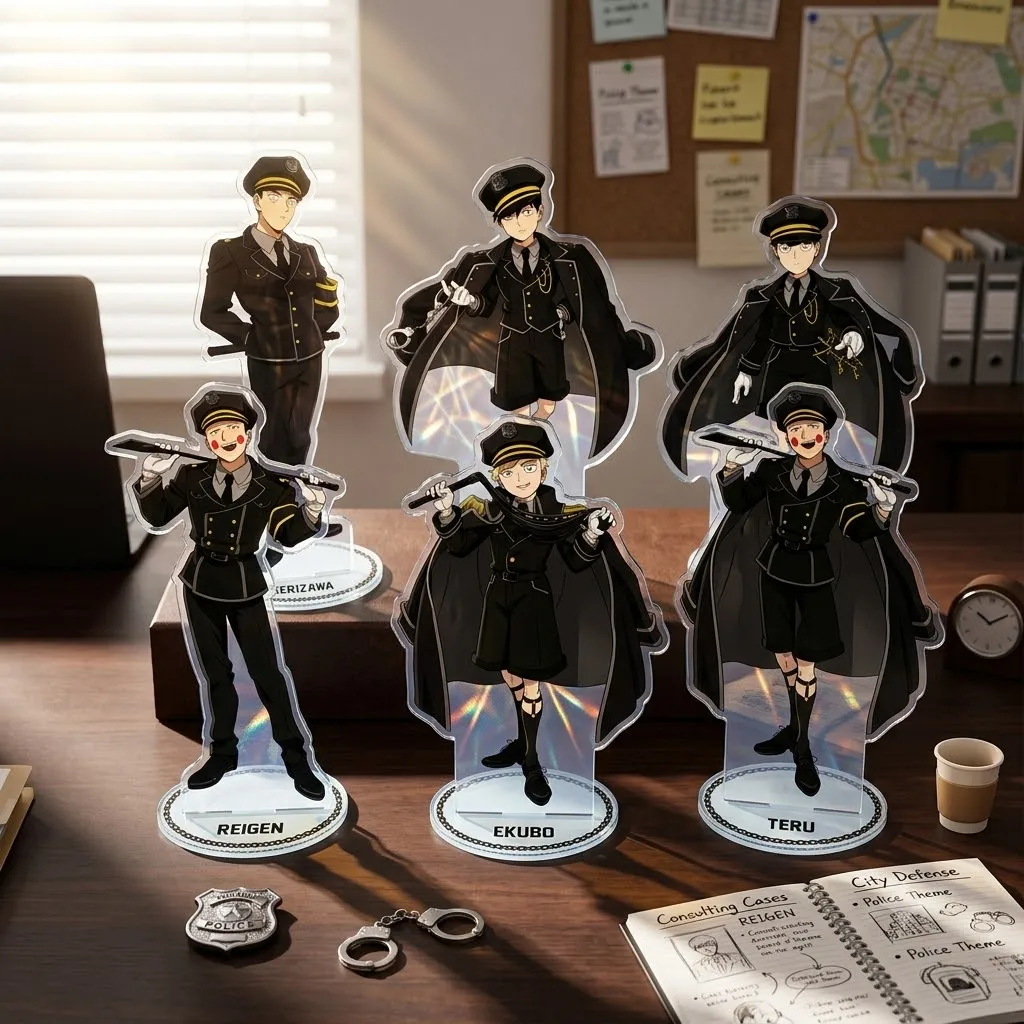 15 センチメートルモブサイコ 100 アニメキーチェーンアクリルスタンドポップアップストア限定ファンデスク装飾家の装飾グッズ 1