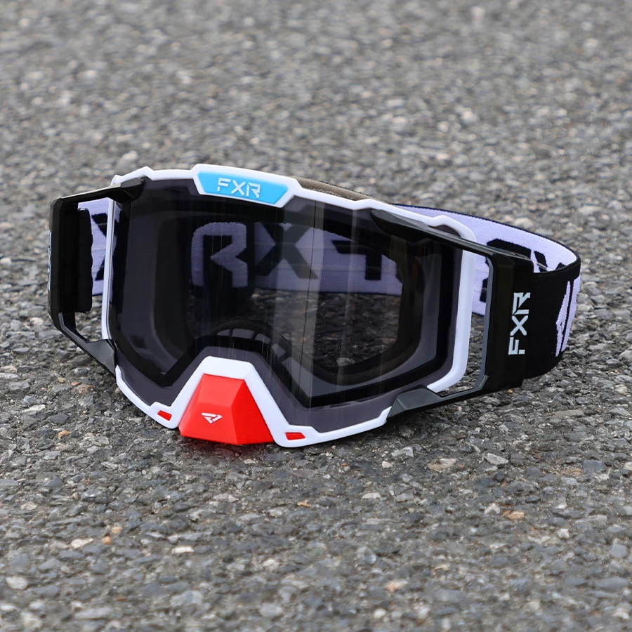 FXR Motorradbrille, beschlagfrei, staubdicht, winddicht, Schutzbrille für Motocross, Offroad-Rennen, Mountainbike, Skifahren, Sport