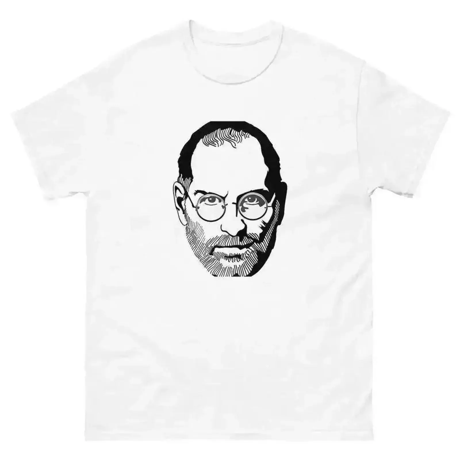 Steve Jobs T Shirt vintage Washed Comfortable streetwear graphic Slightly designer clothes Unisex Casual Soft Breathable