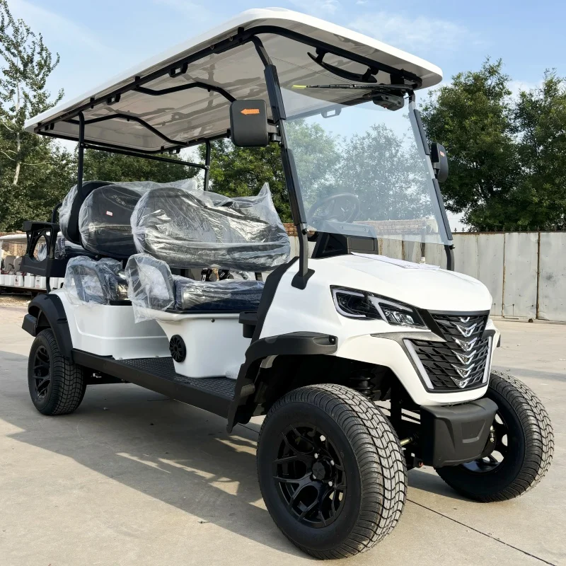 2024 Latest 2+4 Seater Electric Golf Cart with Lithium Battery Wholesale and Retail