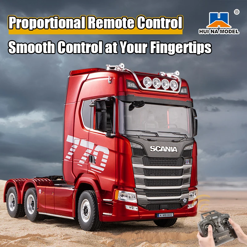Huina 1501 770S 2025 منتج جديد لودر أطفال بالريموت كنترول 19 قناة 2.4 جرام تحكم مثل نموذج التحكم عن بعد للسيارة الحقيقية هدية