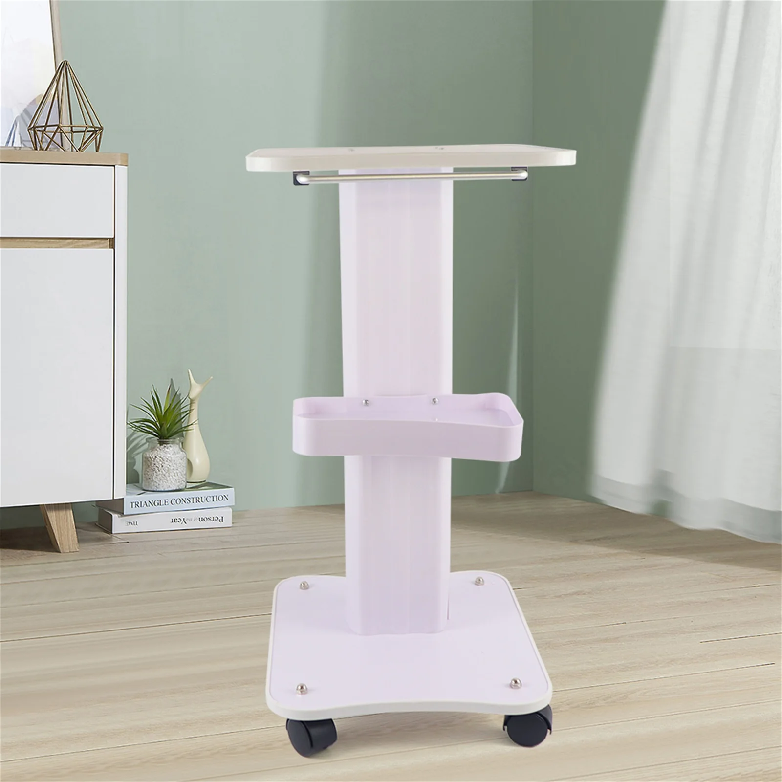 Trolley Stand Salon Rolling Cart Beauty Auxiliary Trolley Organizer Cart With Wheel Spa Salon Furniture Tool Cart Storage Cart