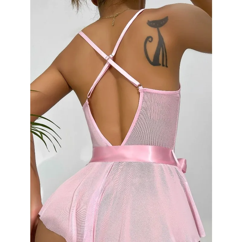 섹시한 시스루 란제리 여성 레이스 투명 속옷 요정 브라 키트 섬세한 파자마 세트 얇은 에로틱 세트