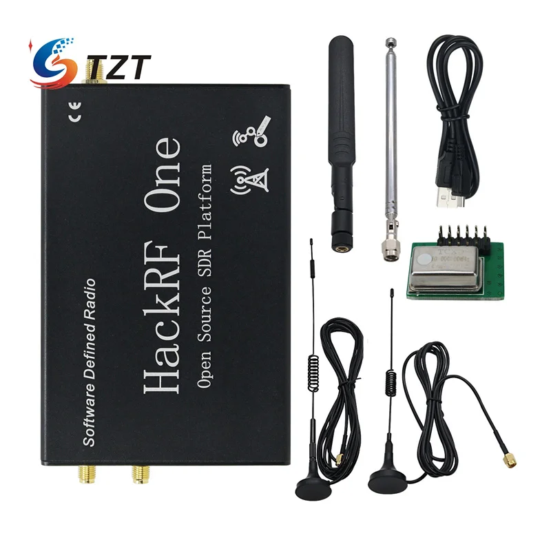 

TZT HackRF One R9 1 МГц-6 ГГц программно определяемая радиоплатформа V2.0.0 GPS симулятор с четырьмя антеннами